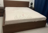 Ikea King size malm bed and matress