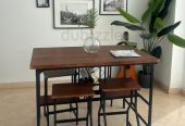 4 seater high dining table