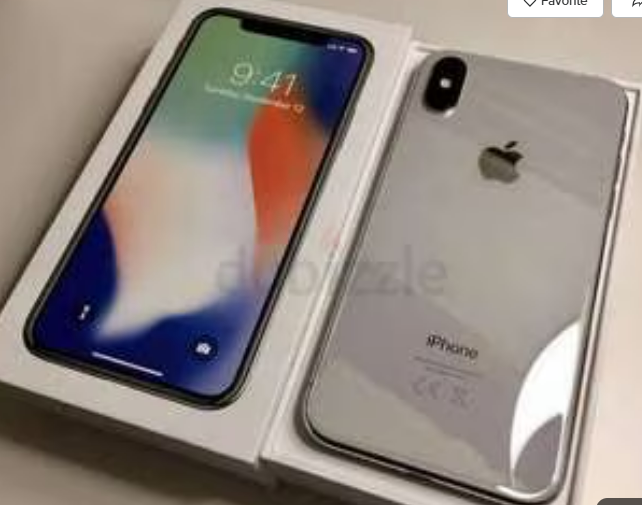 Apple x 256 gb silver colour