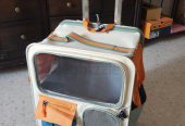 Pet Rolling Suitcase with Five Silent Wheels