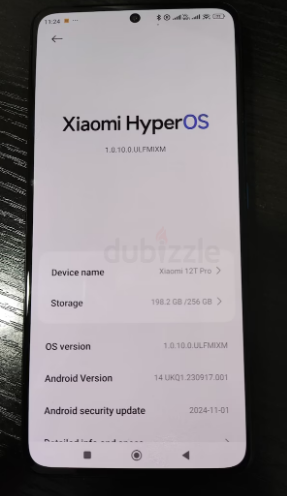 Xiaomi Mi 12T Pro 12GB/256GB, 5G Mobile UAE Version