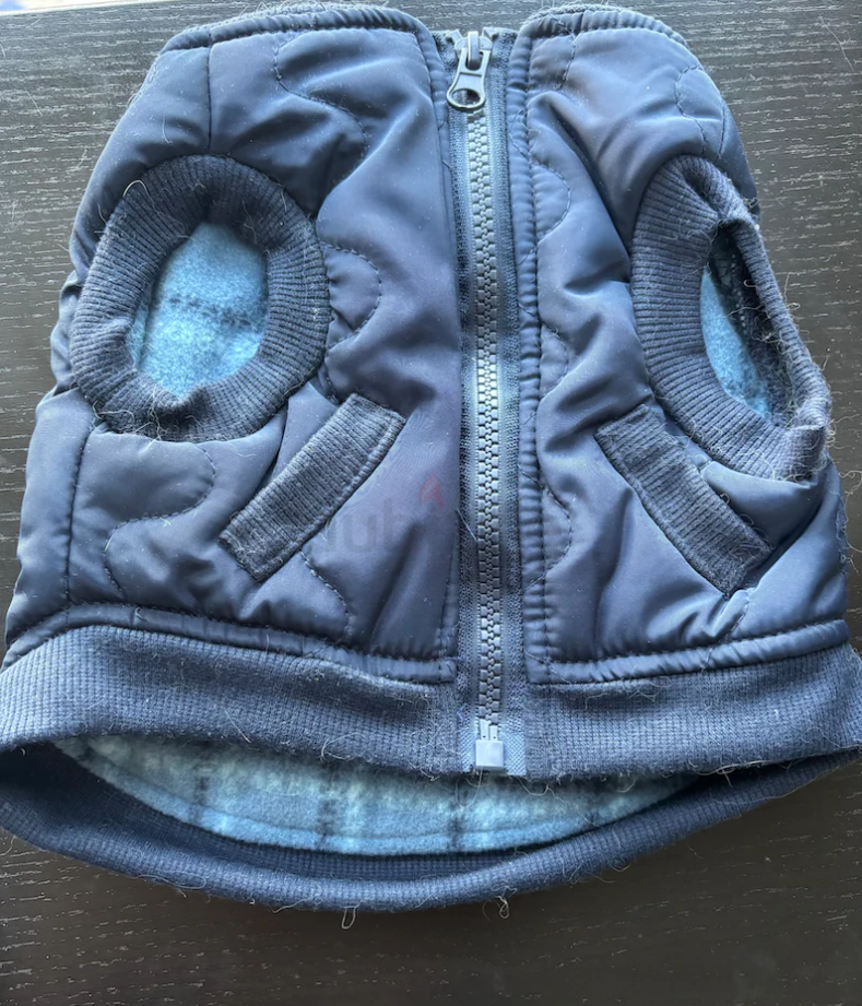 Zipper Jacket for small cat or dog