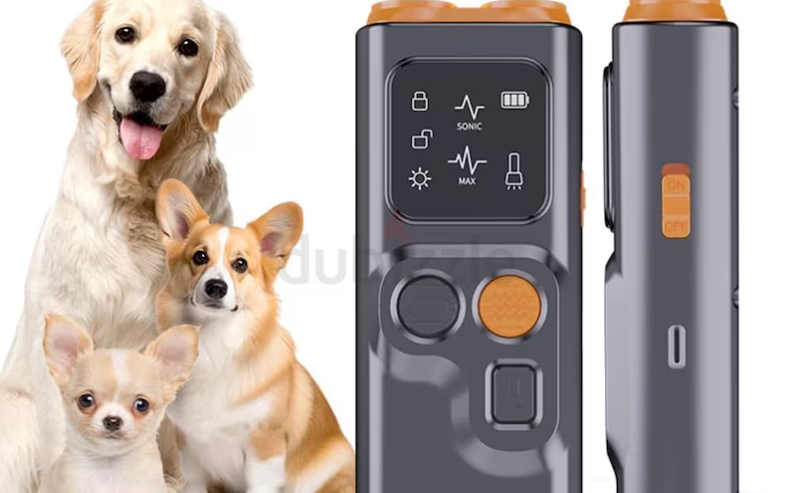 1390 – NALACAL Rechargeable Ultrasonic Dog Barking Deterrent Device – 3-in-1 Dog Training Tool