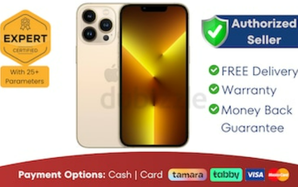 Apple iPhone 13 Pro – 128GB – Gold ● Warranty | FREE Delivery | ADWFD