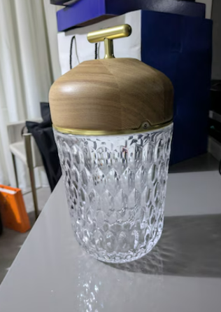 Table crystall lamp