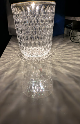 Table crystall lamp