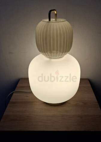 Glass lamp very good condition