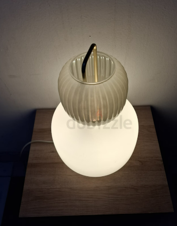 Glass lamp very good condition