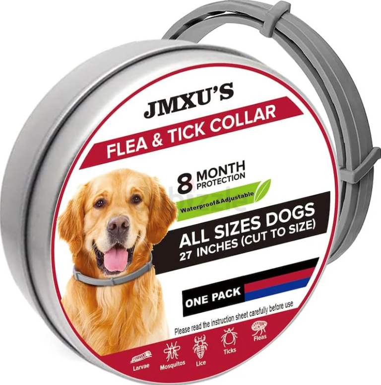 300 – Jmxus Flea and Tick Collar for Dogs, Flea and Tick Prevention for Dog, 27 Inch, 8 Month