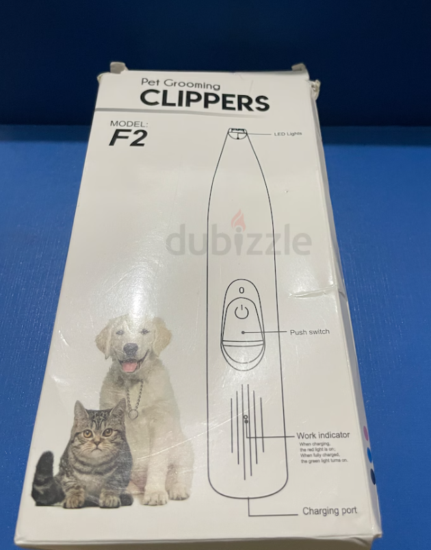Pet grooming clippers