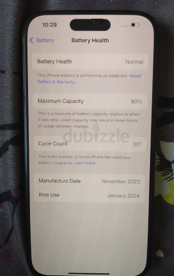 iPhone 15 pro 512 ( warranty upto 24/01/2025)