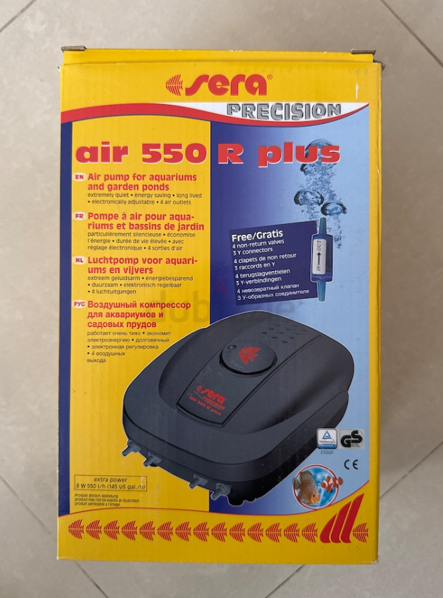SERA air pump 550 R plus for Aquarium