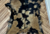 Unique Coat-hide100% Real Premium, Goat Skin Rug, Throw, Soft Hair-On Leather Rug Material