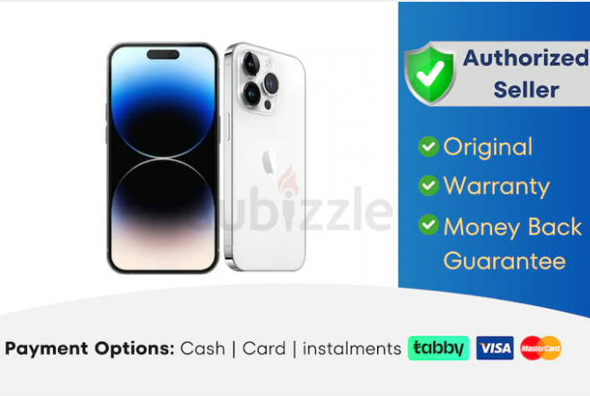 iPhone 14 Pro – Silver – 256GB ● Warranty | FREE Delivery | SHJ48