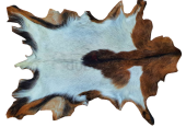Unique Coat-hide100% Real Premium, Goat Skin Rug, Throw, Soft Hair-On Leather Rug Material