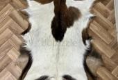 Unique Coat-hide100% Real Premium, Goat Skin Rug, Throw, Soft Hair-On Leather Rug Material