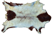 Unique Coat-hide100% Real Premium, Goat Skin Rug, Throw, Soft Hair-On Leather Rug Material