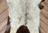 Unique Coat-hide100% Real Premium, Goat Skin Rug, Throw, Soft Hair-On Leather Rug Material
