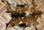 Unique Coat-hide100% Real Premium, Goat Skin Rug, Throw, Soft Hair-On Leather Rug Material