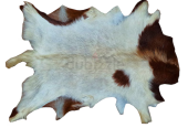 Unique Coat-hide100% Real Premium, Goat Skin Rug, Throw, Soft Hair-On Leather Rug Material