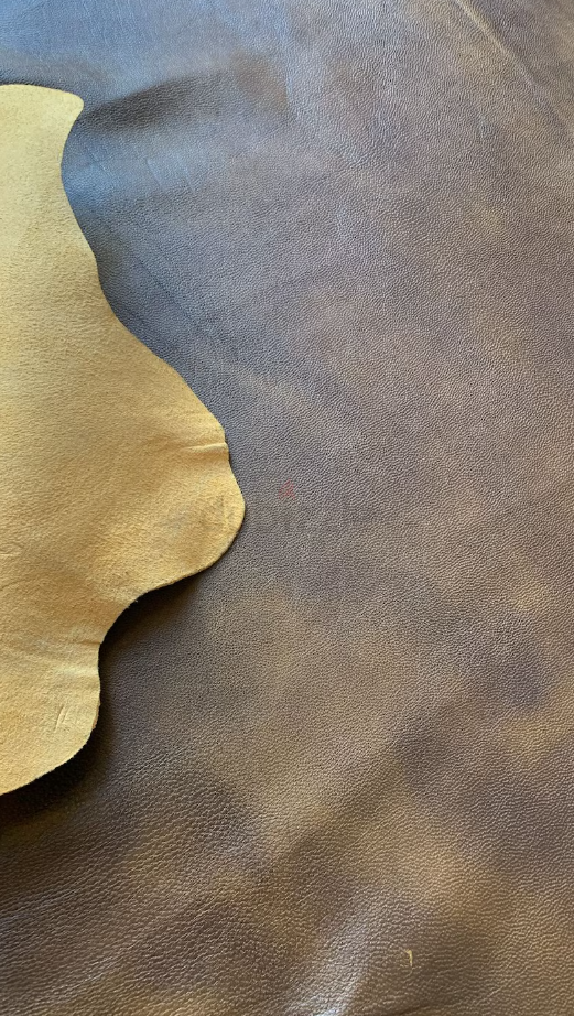 Genuine sheep leather full piece