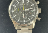 Seiko watch black and white – with box