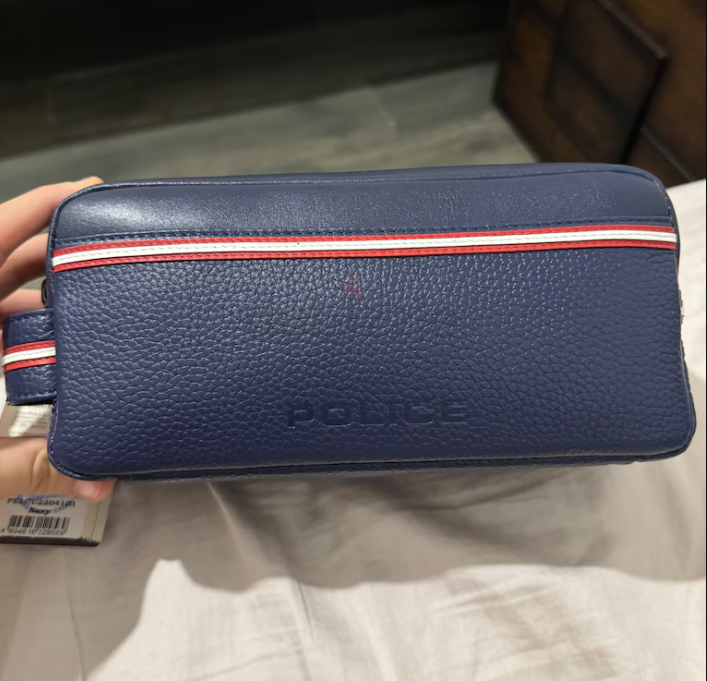 Police watch, bag, wallet