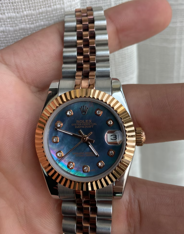 ROLEX DATEJUST ROSE GOLD COPY