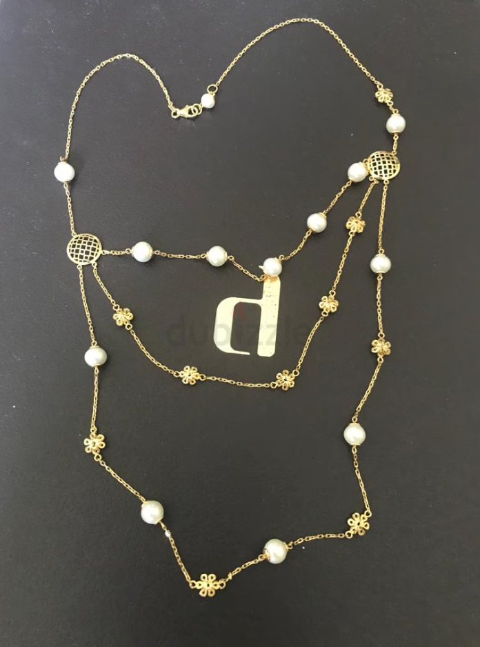 18k gold necklace
