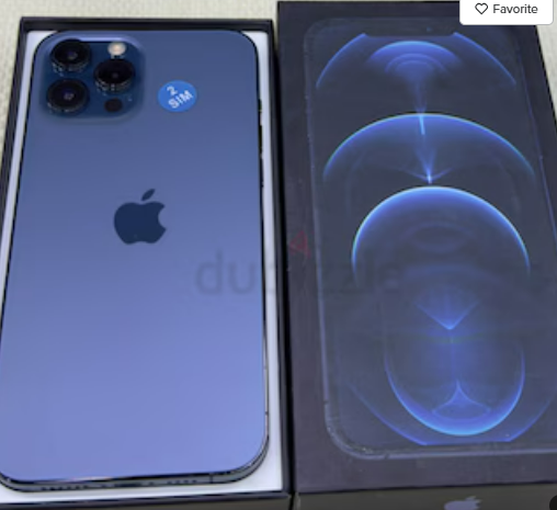 iPhone 12 Pro Max 256GB physical dul sim