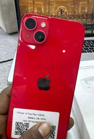 Phone 14 Red 128GB eSIM USA