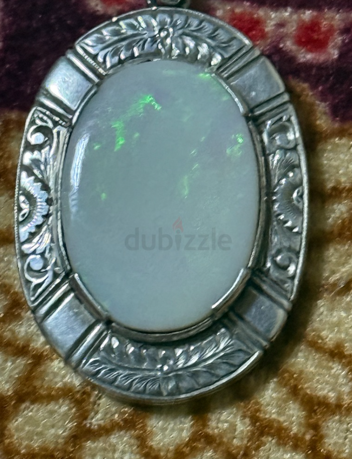 Australia opeal with complete change silver 9 tola