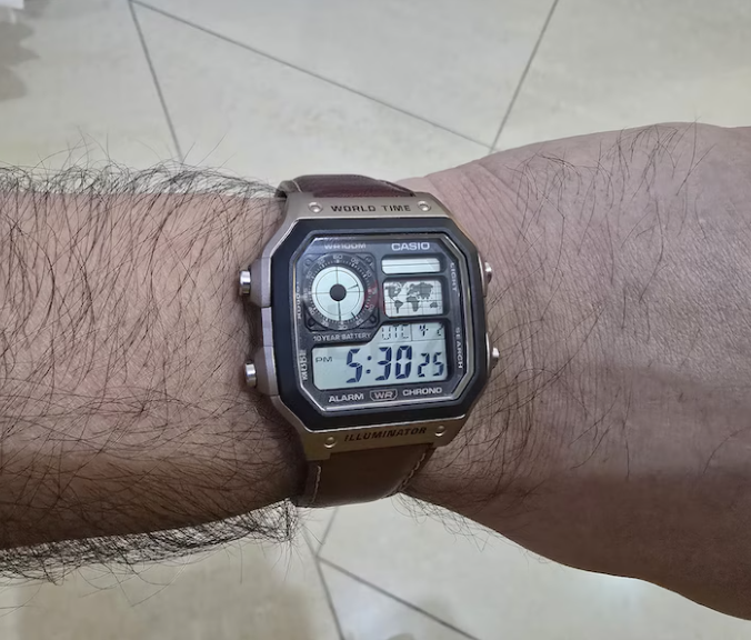 Casio AE-1200WHL-5AV, Trending, Red Strap