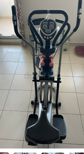 Elliptical Machine 5 in 1 with Stepper, Twister, Dumbbell and Vibrator