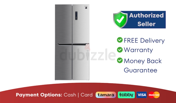 Ion 560L French Door Side by Side Refrigerator ● New | Warranty | FREE Delivery | ADB8437