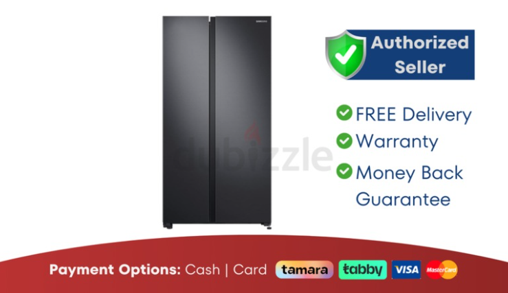 Samsung 647L Side by Side Refrigerator ● Brand New | 1 Year Warranty | FREE Delivery | ADB612