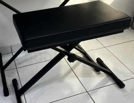 Like new Thomsun keyboard/piano stand and Bench