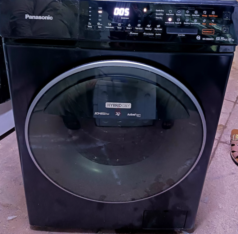 Panasonic Washing Machine combo 2in1 Washer Dryer 9.5/6 kg Digital Inverter Hybrid Dryer