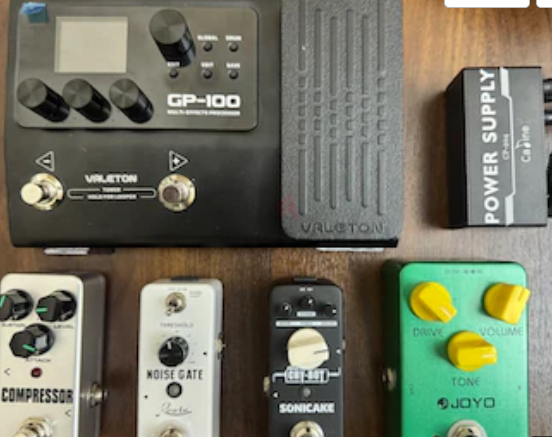 Guitar Processor pedals pedal board bag with power supply