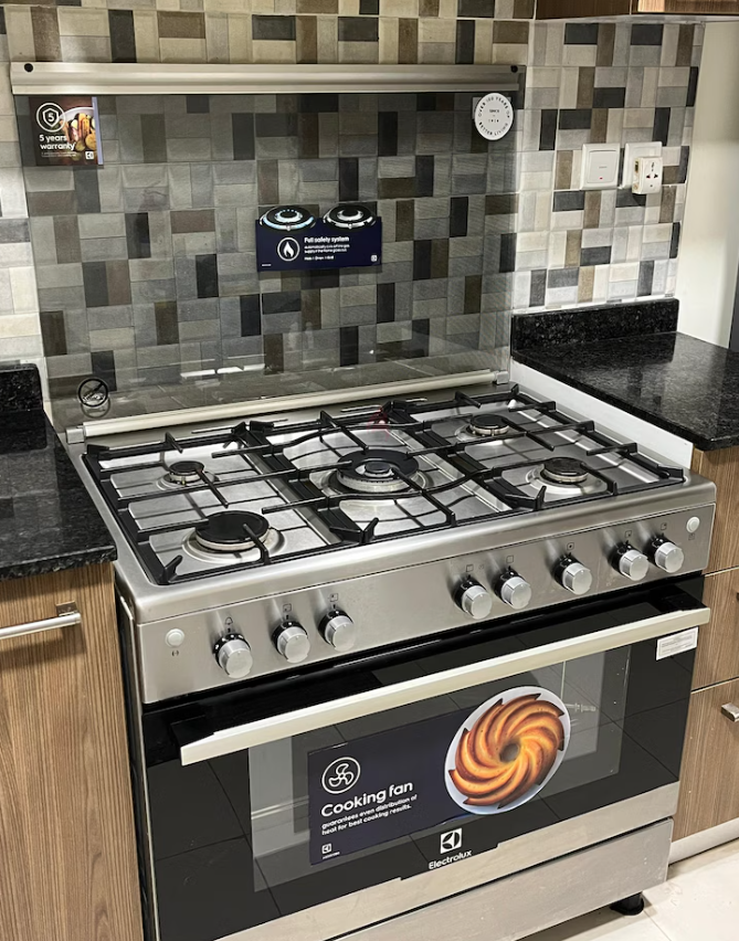 Eletroux 90cm 5-burner range cooker with gas hob and XXL fan gas oven FREE DELIVERY +WARRANTY