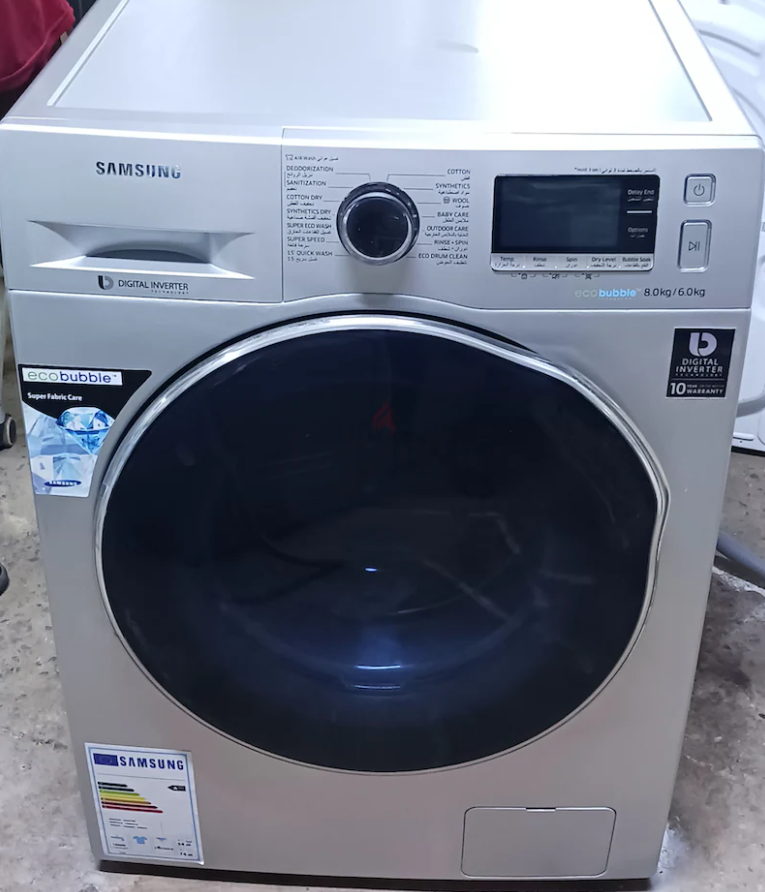 Samsung Washing Machine eco bubble combo 2in1 Washer Dryer digital inverter 8/6 kg new model