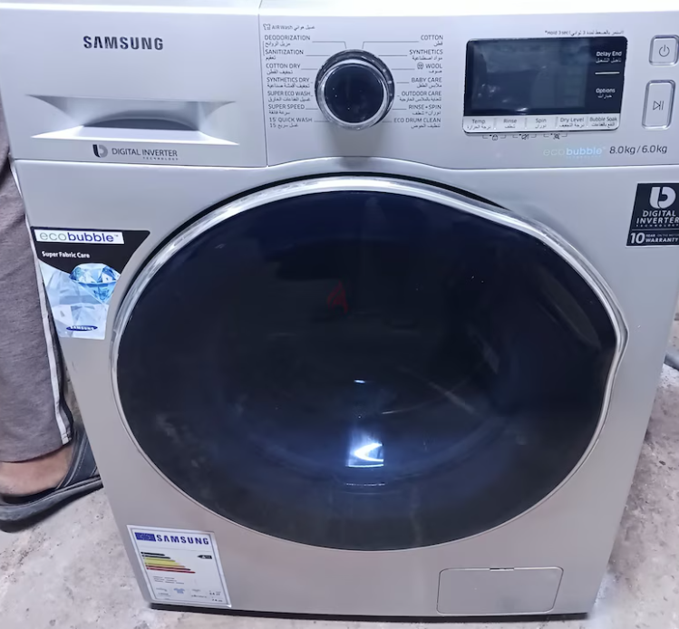 Samsung Washing Machine eco bubble combo 2in1 Washer Dryer digital inverter 8/6 kg new model
