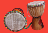 Beautiful brand new African drums set of 2pcs for sale
