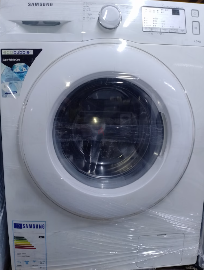 Samsung Eco bubble 7 Kg washing machine Glass Timer
