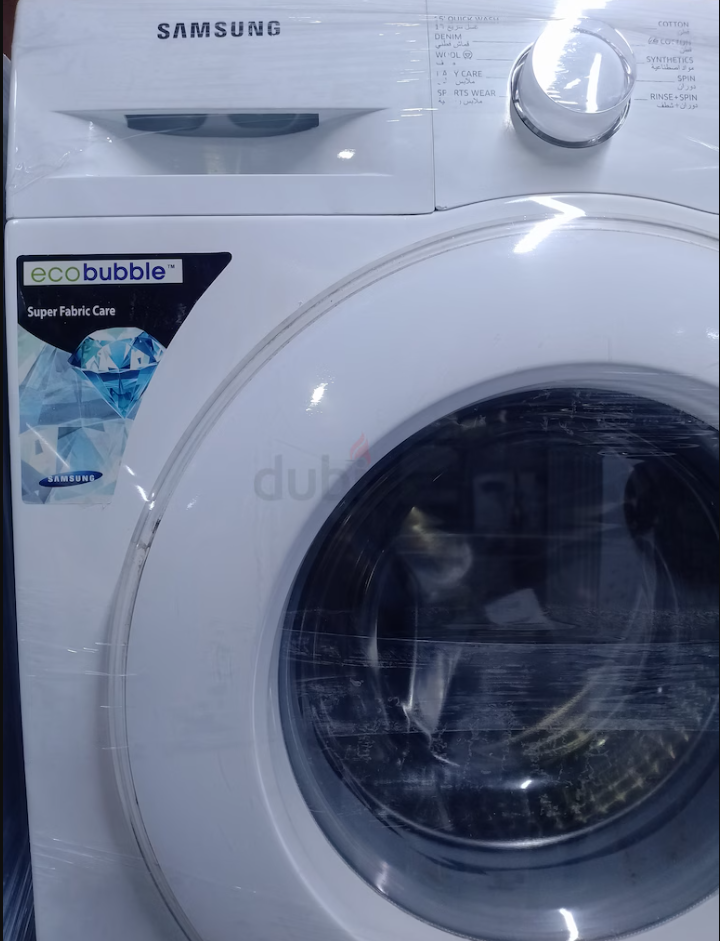 Samsung Eco bubble 7 Kg washing machine Glass Timer