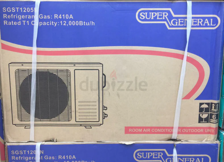 Super general brand new split ac 1ton with 5 years compressor warranty