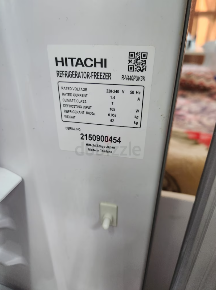 Hitachi refrigerator 440 liters perfect condition