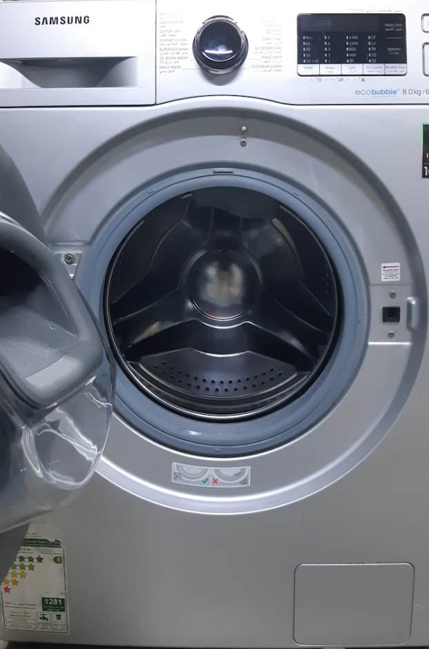 Samsung Digital inverter 8kg wash and 6kg dryer in korean black double door