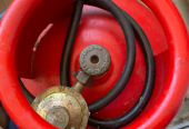 Gas Cylinder with regular, hose and gas 20.3 kg