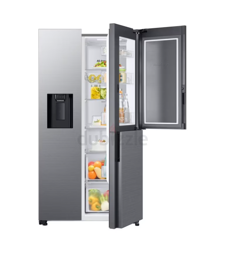 Brand New Samsung 650 Liter Side By Side Inverter 3 Doors Refrigerator RH65DG54R3S9AE